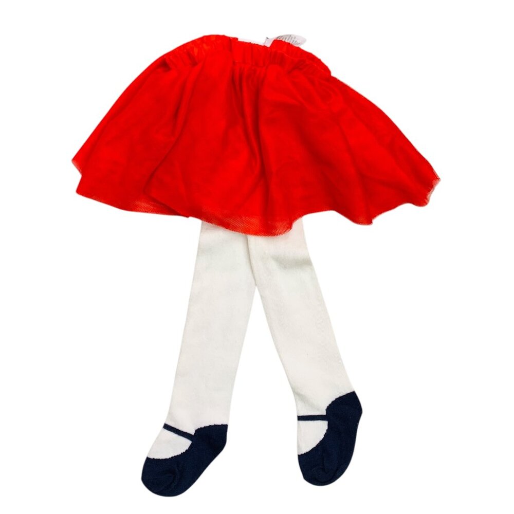 NWT Gymboree, Size 6-12 Months, polyester tights with built-in tutu skirt &shoes